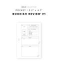 PR303 - Bookish Review V1 - Printable Insert