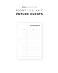 PR296 - Future Events - Printable Insert