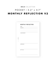 PR325 - Monthly Reflection V2 - Printable Insert