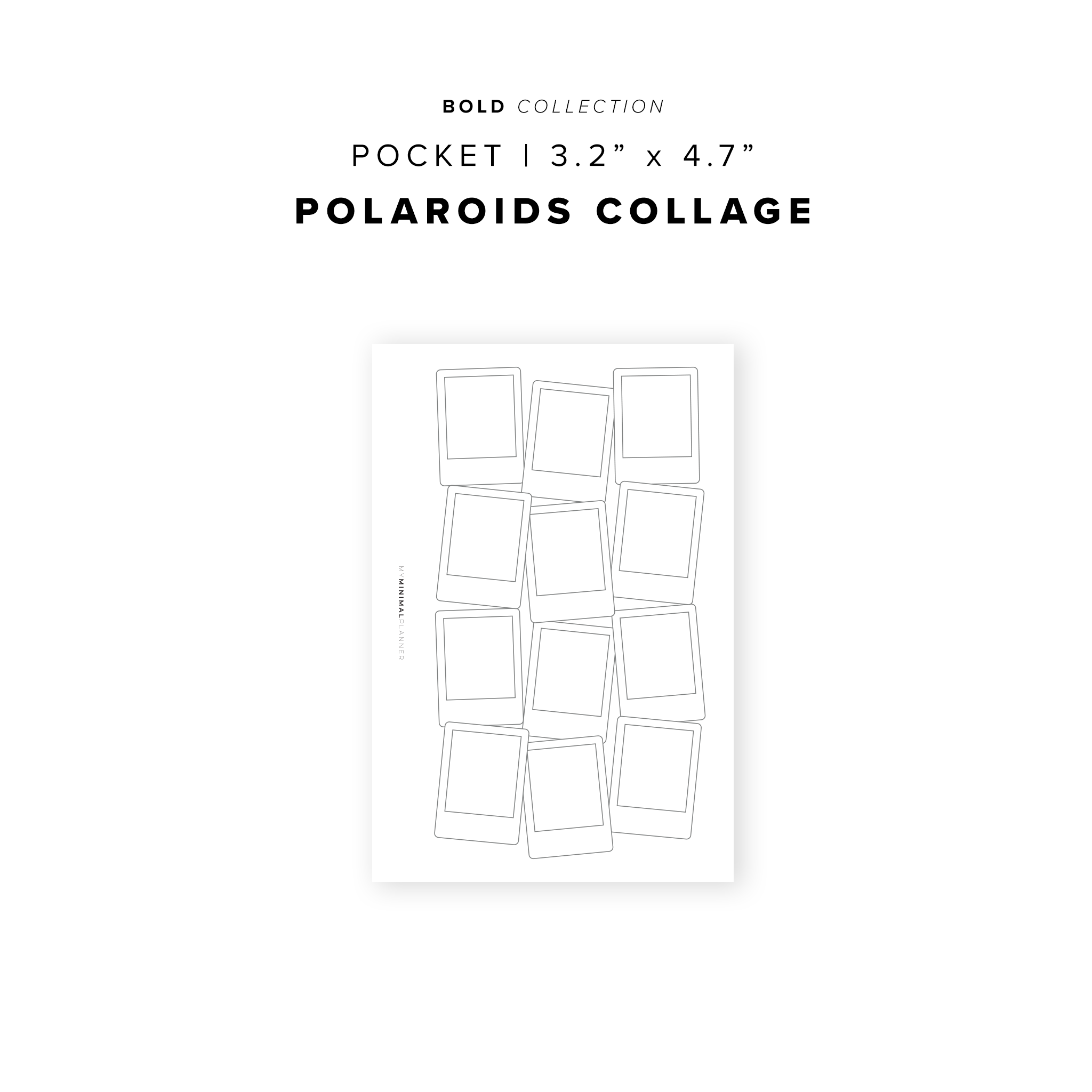 PR295 - Polaroids Collage - Printable Insert