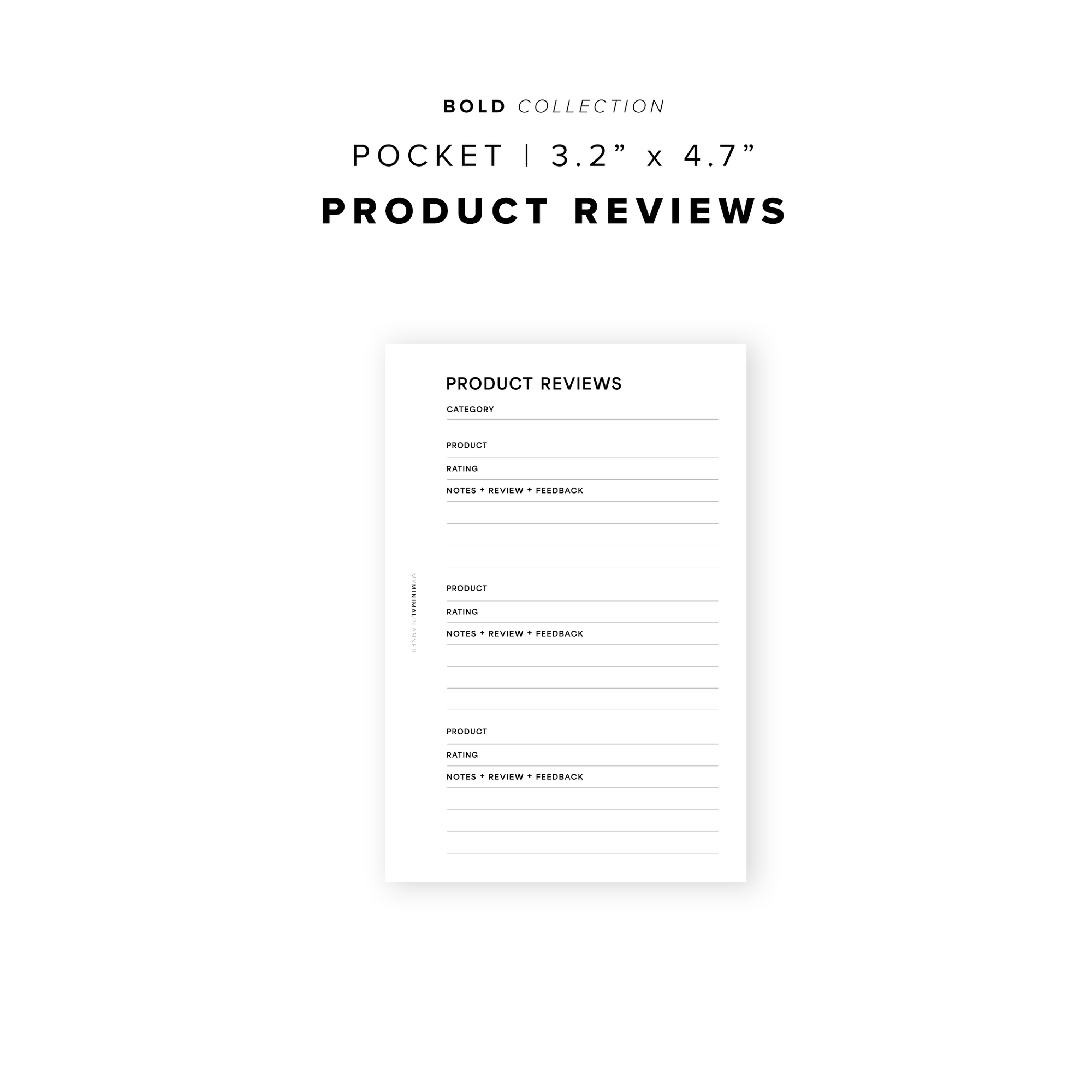 PR236 - Product Reviews - Printable Insert