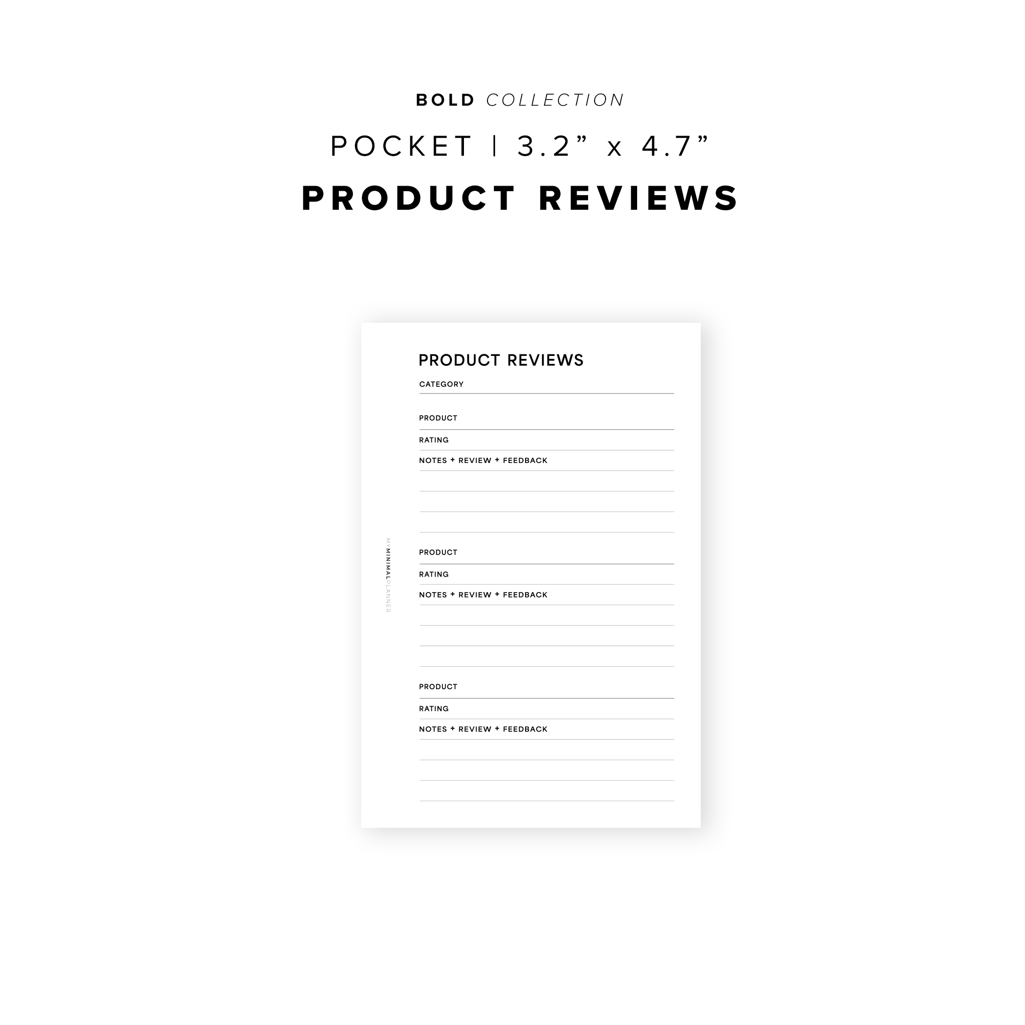 PR236 - Product Reviews - Printable Insert