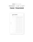 PR287 - Task Tracker - Printable Insert