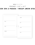 PR322 - Week on 2 Pages V3 (WO2P) - Printable Insert