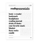 PRD265 - Reading Essentials Newspaper Edition V8 - Printable Dashboard