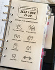 PRD209 - Self Love Club Activities - Printable Dashboard