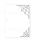 PRD167 - Spider Web Border - Printable Dashboard