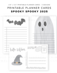 PPC37 - Spooky Spooky 2025 - Printable Planner Cards