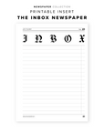 PR366 - The Inbox Newsaper - Printable Insert