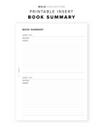 PR302 - Book Summary - Printable Insert