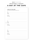 PR289 - Day at the Cafe - Printable Insert