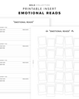 PR299 - Emotional Reads Bundle - Printable Insert