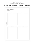 PR219 - For the Week - Printable Insert