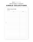 PR316 - Kindle Collections - Printable Insert