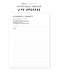 PR220 - Life Updates - Printable Insert