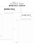 PR354 - Monthly Check - Printable Insert