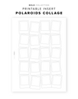 PR295 - Polaroids Collage - Printable Insert