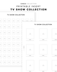 PR362 - TV Show Collection - Printable Insert