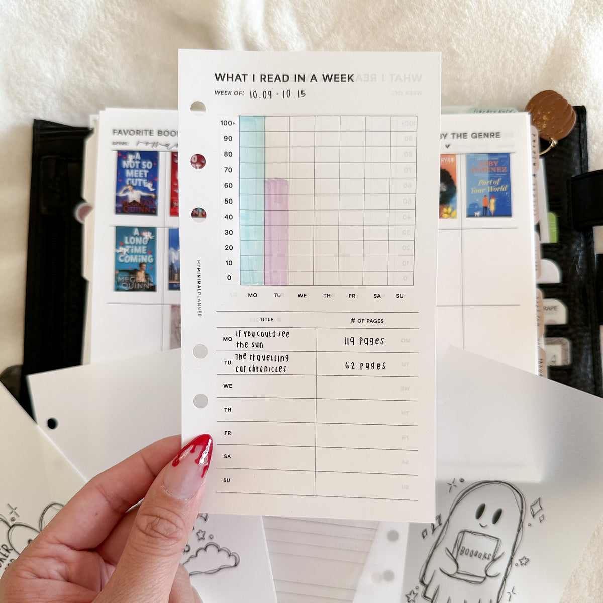 PR218 - What I Read Weekly - Printable Insert – My Minimal Planner