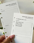 PR189 - Skincare Checklist - Printable Insert