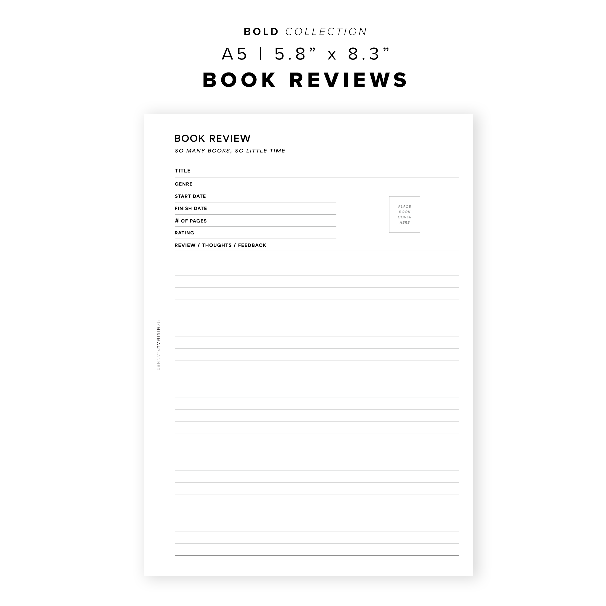 PR203 - Book Review - Printable Insert