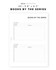 PR194 - Books by the Series - Printable Insert