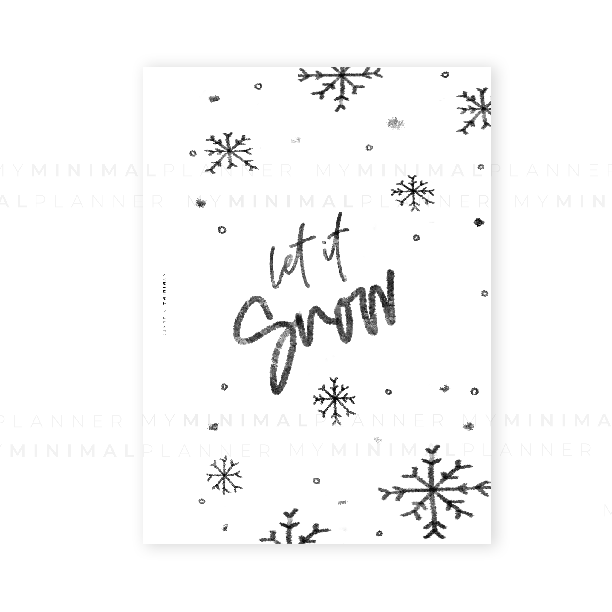 PRD84 - Let It Snow - Printable Dashboard
