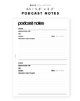 PR166 - Podcast Notes - Printable Insert