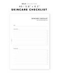 PR189 - Skincare Checklist - Printable Insert