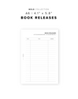 PR198 - Book Releases - Printable Insert