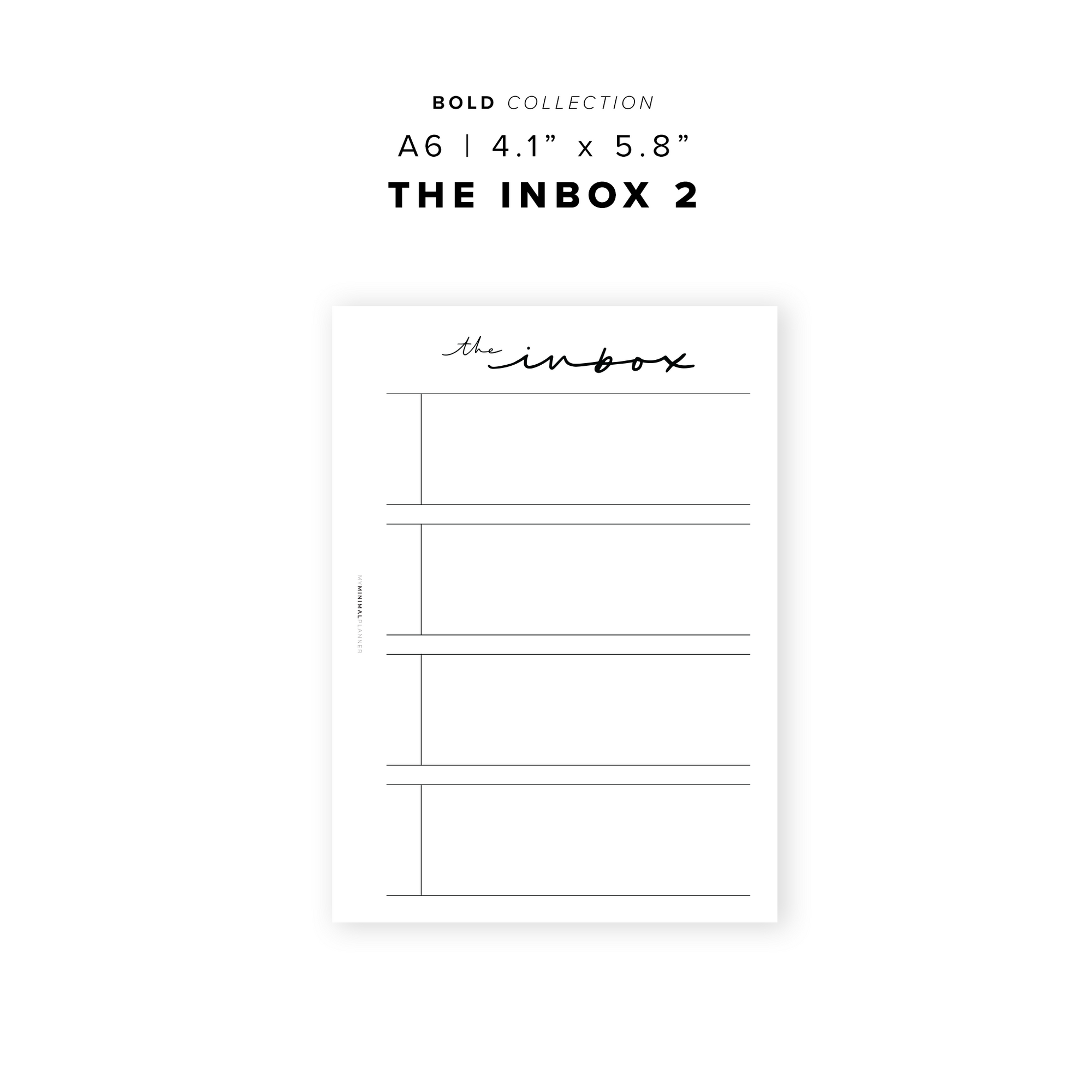 PR84 - The Inbox 2 - Printable Insert