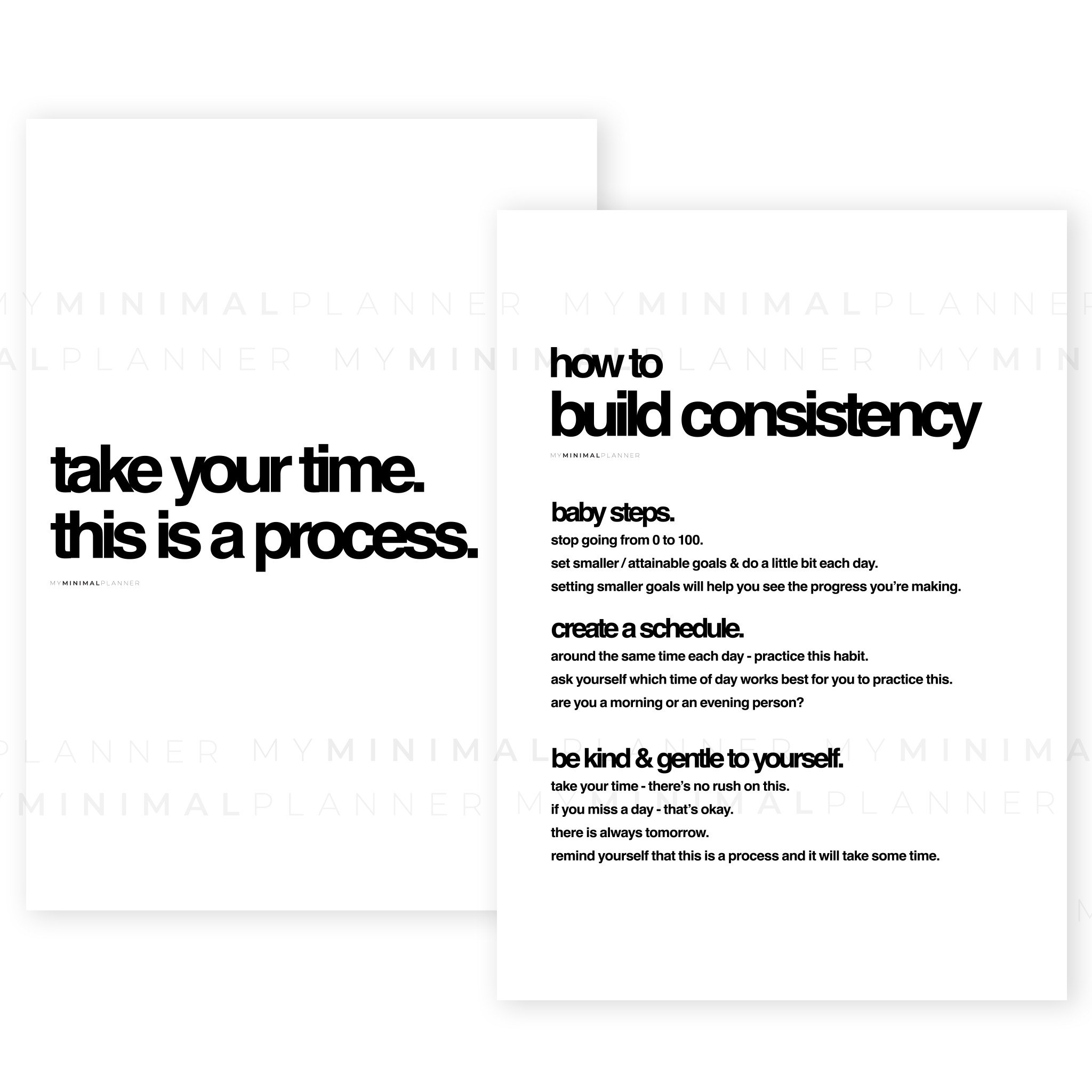PRD118 - How To: Build Consistency - Printable Dashboard