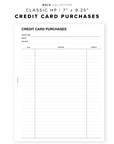 PR113 - Credit Card Purchases - Printable Insert