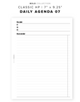 PR155 - The Agenda 07 - Printable Insert