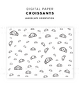 DP08 - Croissants - Digital Paper