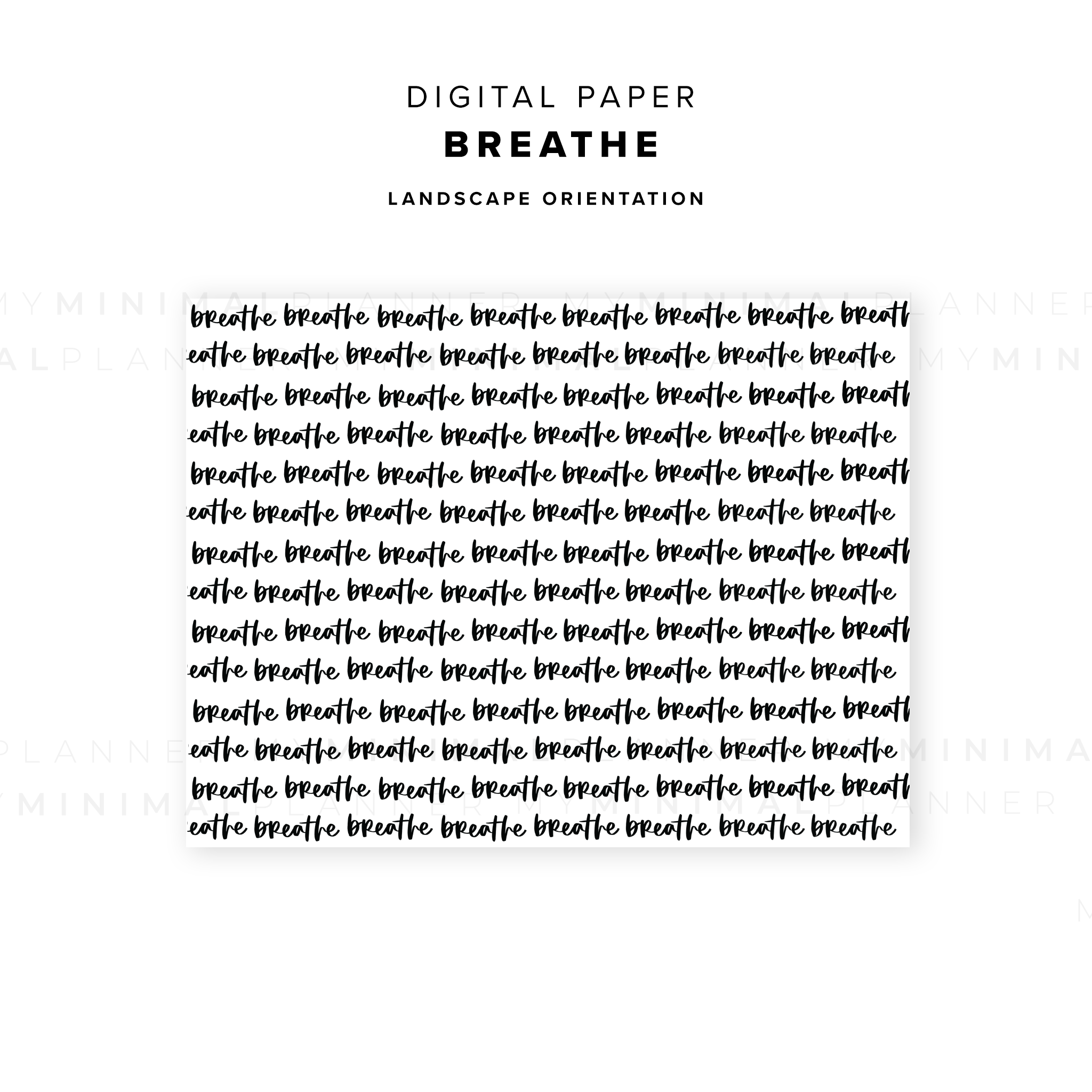 DP03 - Breathe - Digital Paper