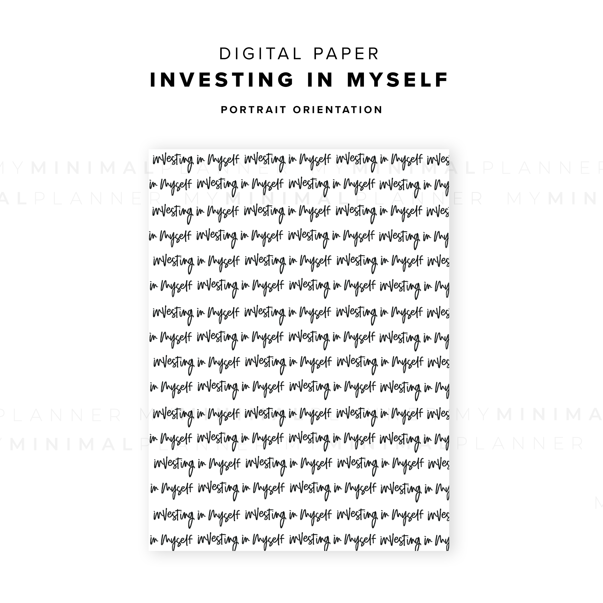 DP04 - Investing in Myself - Digital Paper