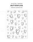 DP07 - Butterflies - Digital Paper