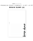 PR51 - Brain Dump 2 - Printable Insert