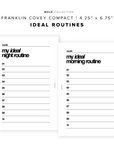 PR157 - Ideal Routines - Printable Insert