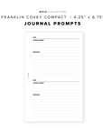 PR123 - Journal Prompts - Printable Insert