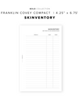 PR190 - Skinventory - Printable Insert