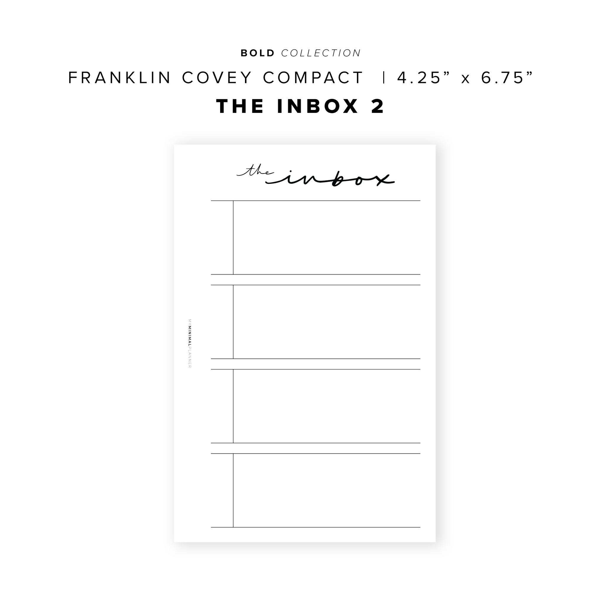 PR84 - The Inbox 2 - Printable Insert