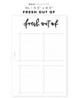 PR66 - Fresh Out Of - Printable Insert