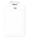PR34 - Inbox - Bold Collection - Printable Insert