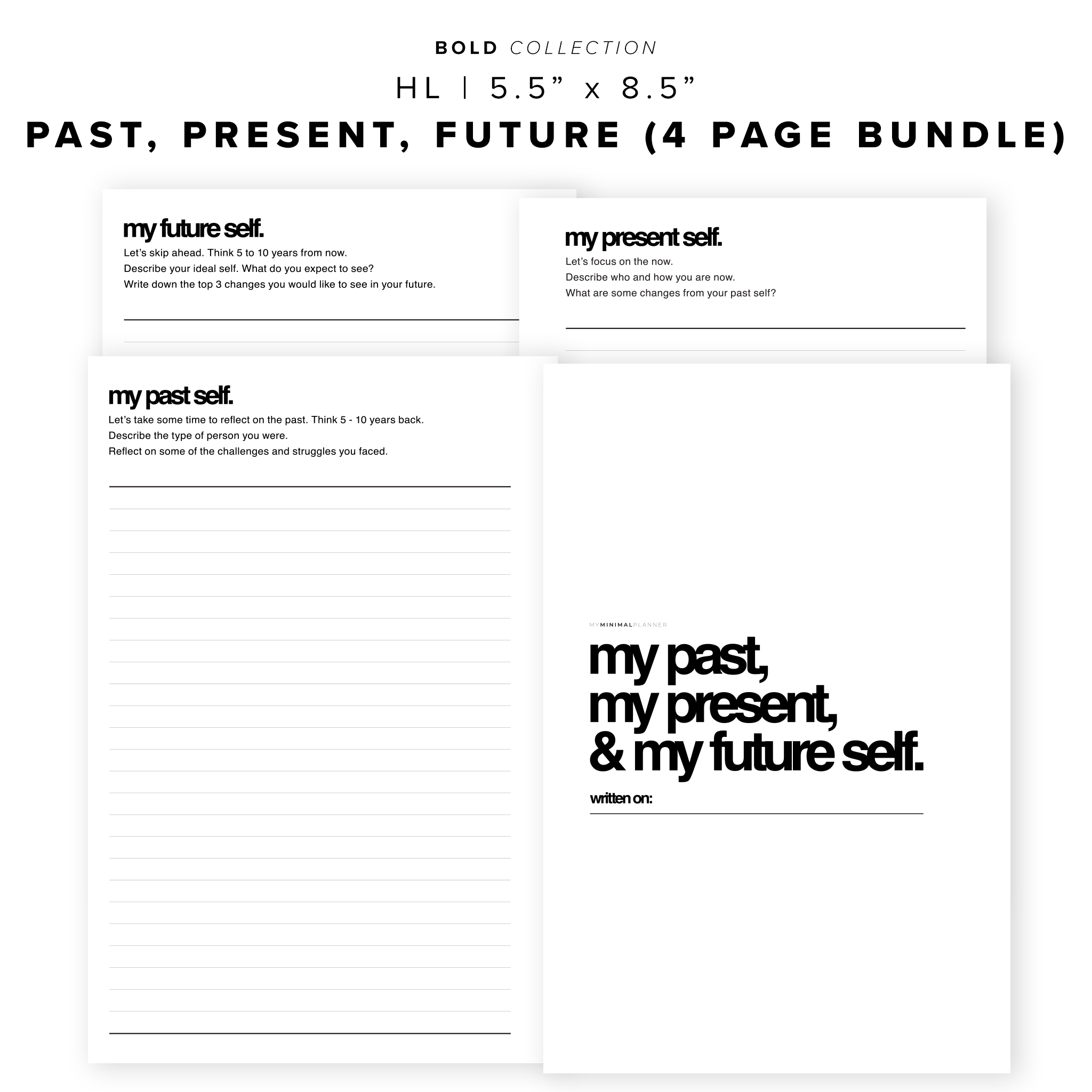 PR179 - Past, Present, and Future Self - Printable Insert