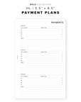 PR188 - Payment Plans - Printable Insert