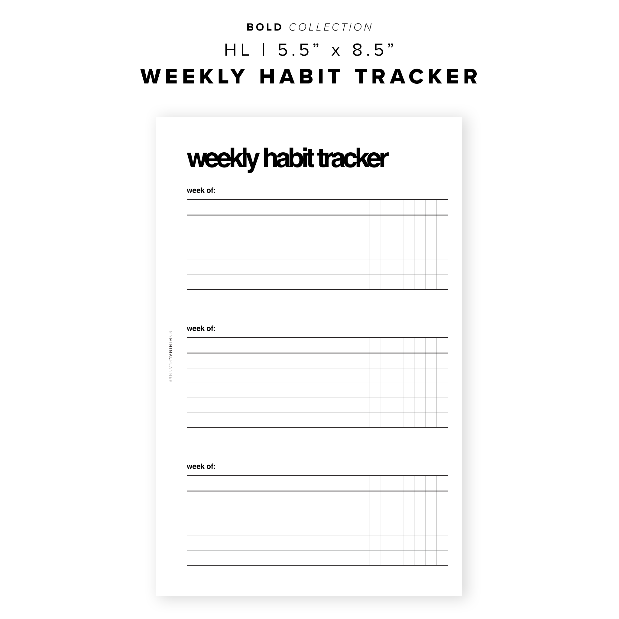 Habit Tracker, Free Printable