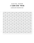 DP10 - I Can Do This - Digital Paper