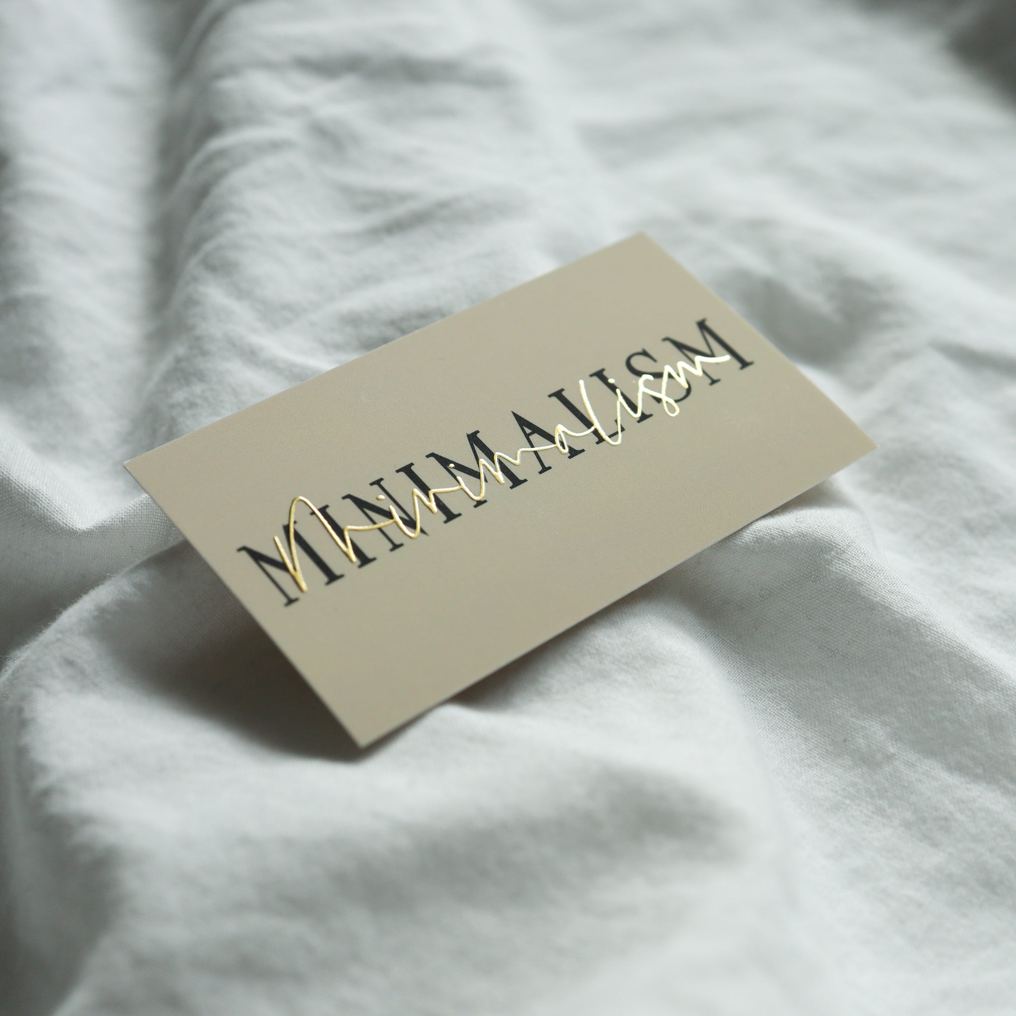 PC30 - OOPS - Nude + Gold - Minimalism - Planner Card